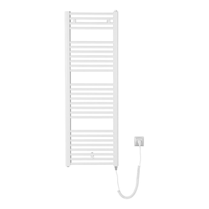 Aqualine - Fürdőszobai elektromos radiátor DIRECT-E 400W/230V 132 cm fehér egyenes