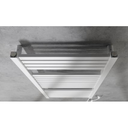 Aqualine - Fürdőszobai elektromos radiátor TONDI-E 300W/230V 97 cm fehér egyenes