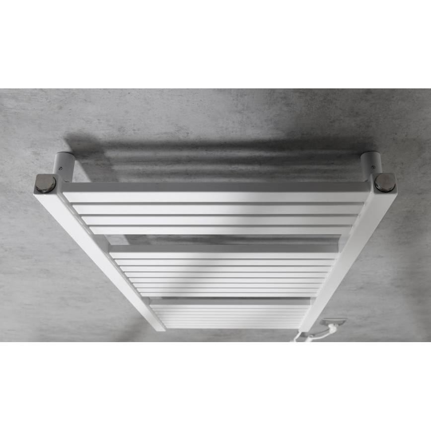 Aqualine - Fürdőszobai elektromos radiátor TONDI-E 300W/230V 97 cm fehér egyenes