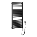 Aqualine - Fürdőszobai elektromos radiátor TONDI-E 300W 97x45 cm matt fekete