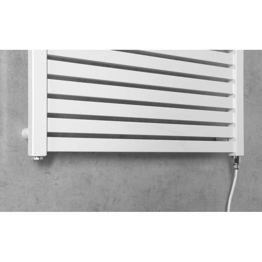 Aqualine - Fürdőszobai elektromos radiátor TONDI-E 400W 97x60 cm fehér