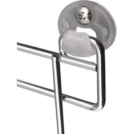 Aqualine - Háromszintes zuhany fali polc KRÓM LINE fényezett króm