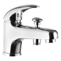 Aqualine - KASIOPEA mosdócsaptelep váltóval, 17 cm, fényes króm