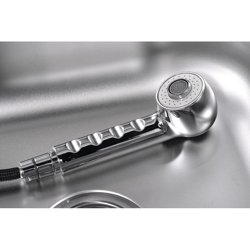 Aqualine - KASIOPEA mosogató csaptelep, 20 cm, fényes króm