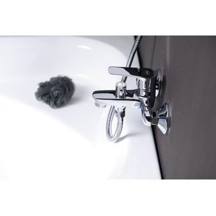 Aqualine - LOTTA fürdőkád csaptelep, fényes króm