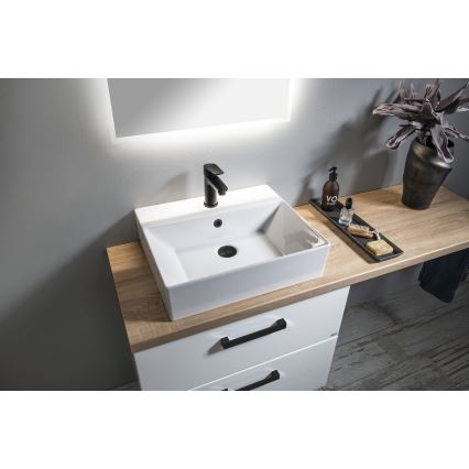 Aqualine - Mosdócsap LOTTA matt fekete