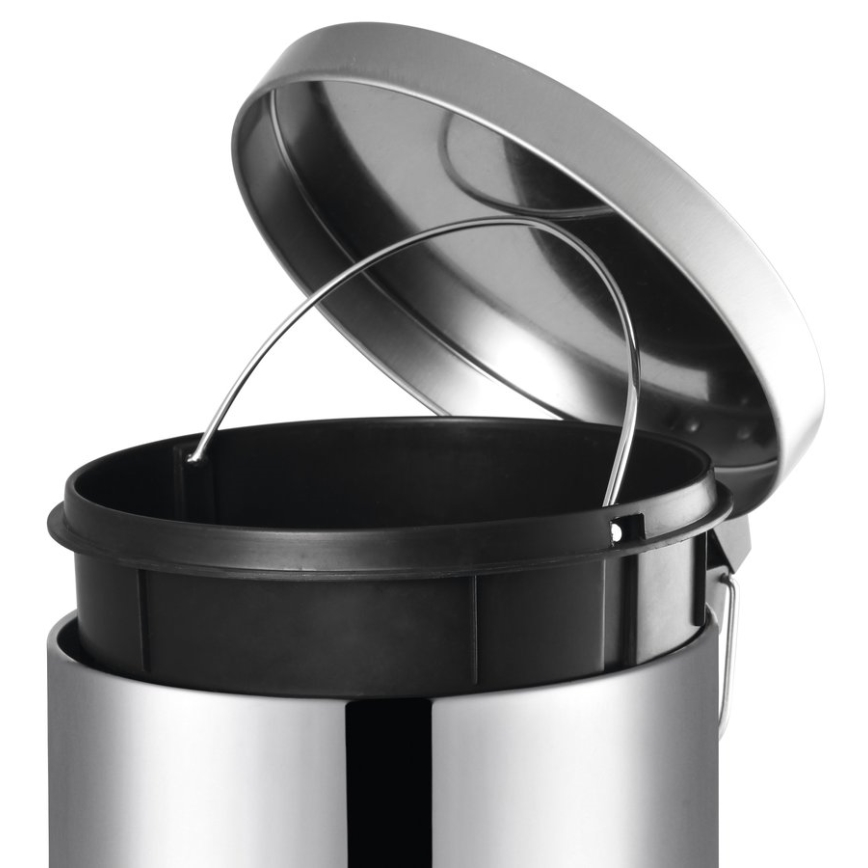 Aqualine - Szeméttároló SIMPLE LINE 12 l csiszolt rozsdamentes