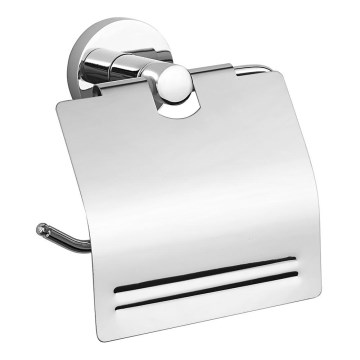 Aqualine - WC-papír tartó fedéllel SAMBA fényezett króm