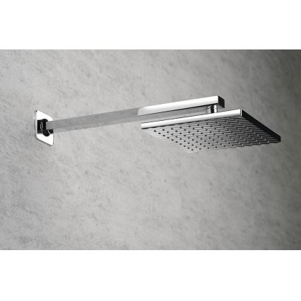 Aqualine - Zuhanykar szögletes 40,4 cm fényezett króm