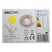 Arcchio - Beépíthető lámpa SOPHIA 1xGU10/50W/230V