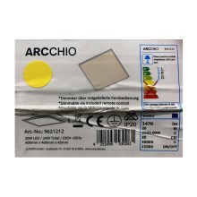 Arcchio - LED Dimmelhető mennyezeti lámpa PHILIA LED/20W/230V 3000-6000K + távirányító