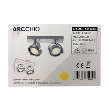 Arcchio - LED Dimmelhető spotlámpa MUNIN 2xES111/GU10/11,5W/230V