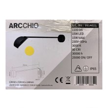 Arcchio - LED Kültéri fali lámpa GRAYSON LED/15W/230V IP65