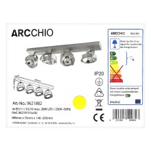 Arcchio - LED Spotlámpa MUNIN 4xGU10/ES111/11,5W/230V