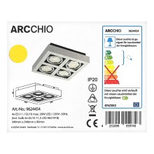 Arcchio - Spotlámpa RONKA 4xGU10/20W/230V