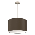 ARDEN kábeles függeszték 1xE27/15W/230V, átm. 40 cm, bézs/barna