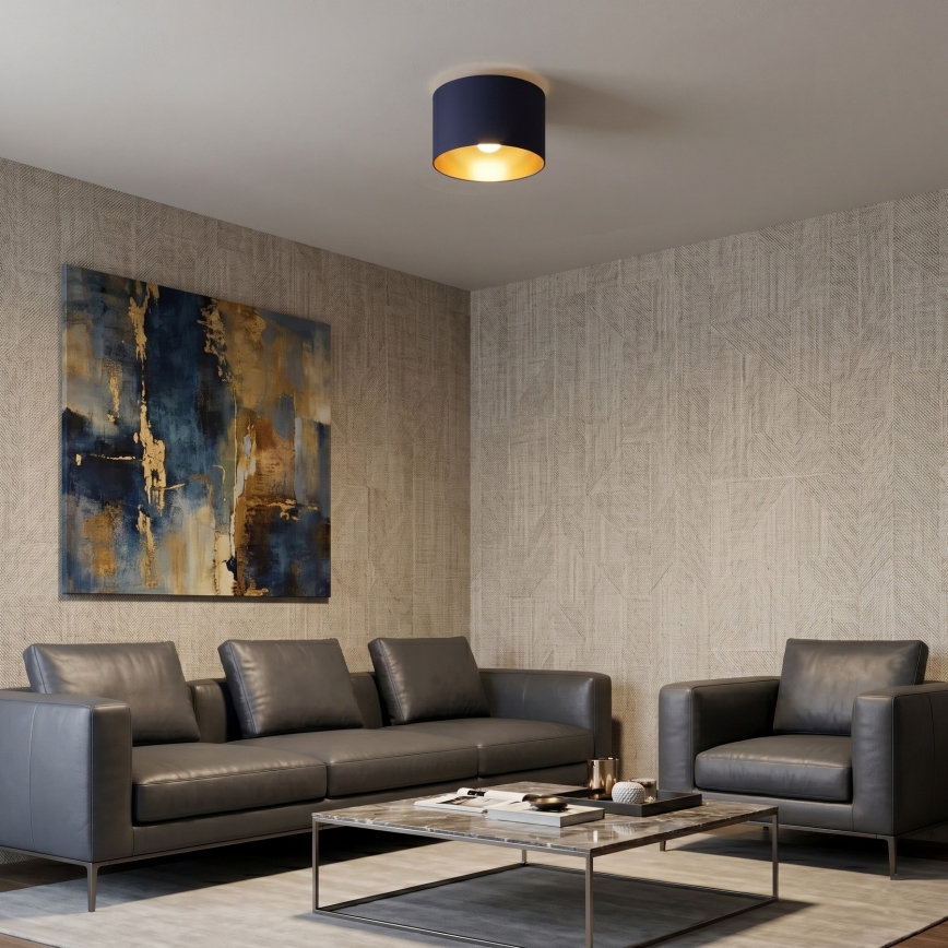 ARDEN mennyezeti lámpatest 1xE27/15W/230V, Ø 25 cm, kék