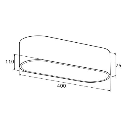 Argon 0919 - Mennyezeti lámpa TONI 2xE27/15W/230V fekete