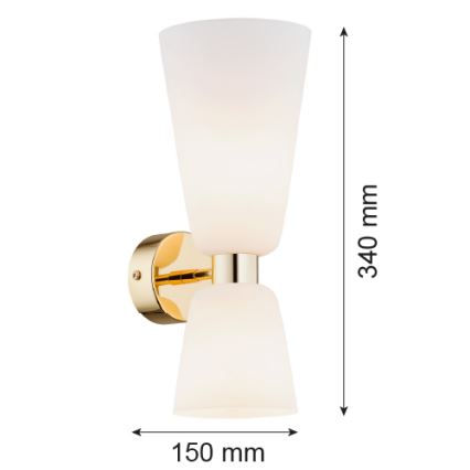 Argon 1034 - Fali lámpa RENO 2xE14/7W/230V