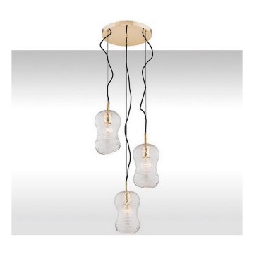 Argon 1464 - Csillár zsinóron CADIZ 3xE27/15W/230V