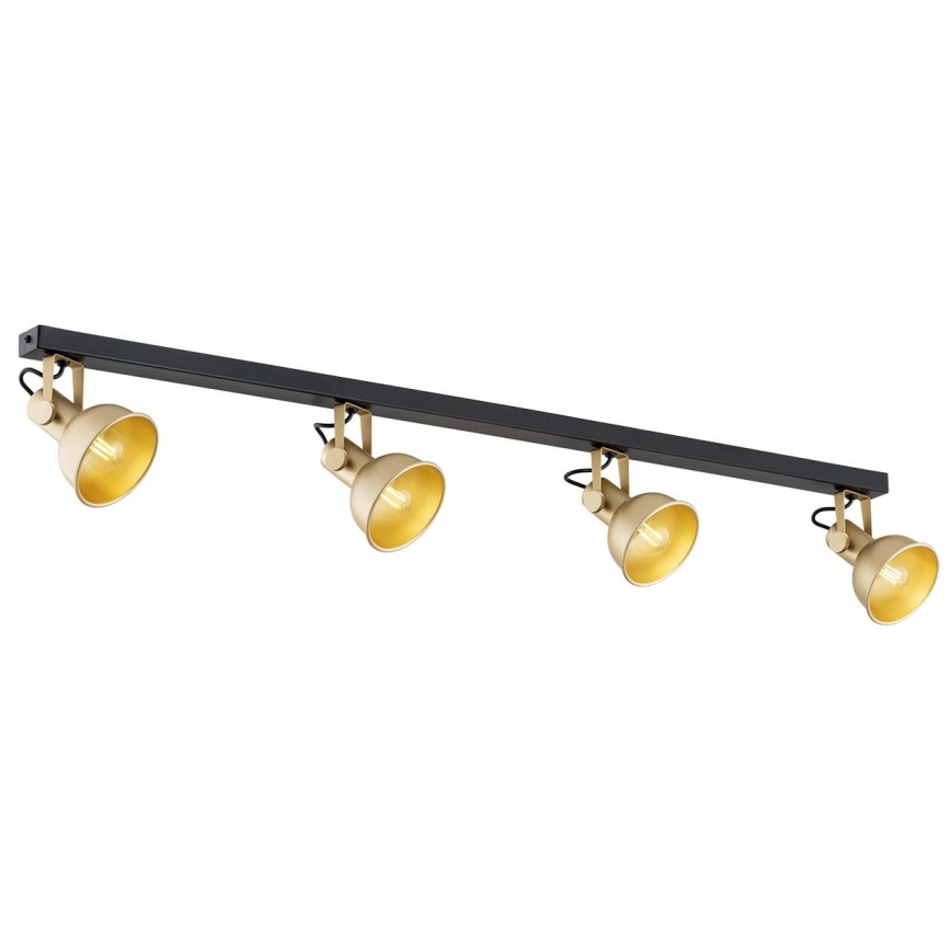 Argon 1801 - Spotlámpa LENORA 4xE14/7W/230V arany/fekete