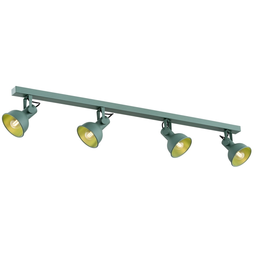 Argon 1819 - Spotlámpa LENORA 4xE14/7W/230V zöld