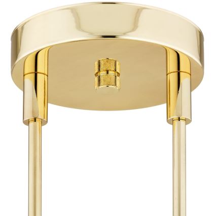 Argon 1840 - Csillár rúdon ABSOS 4xE14/7W/230V alabástrom arany