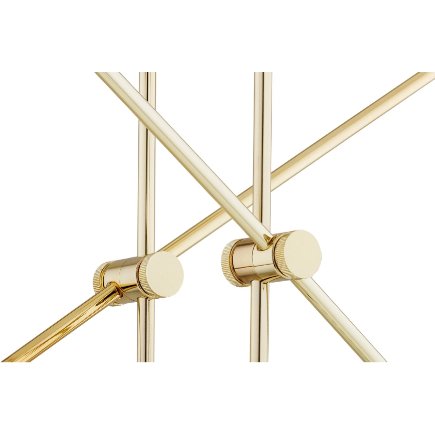 Argon 1840 - Csillár rúdon ABSOS 4xE14/7W/230V alabástrom arany