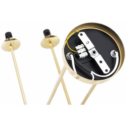 Argon 1840 - Csillár rúdon ABSOS 4xE14/7W/230V alabástrom arany