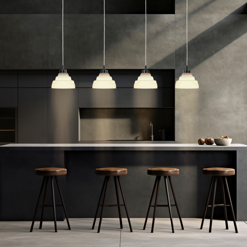 Argon 1860 - Csillár zsinóron VENTURA 4xE27/15W/230V