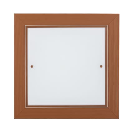 Argon 1867 - Mennyezeti lámpatest TABOR 4xE27/15W/230V 42x42 cm terrakotta