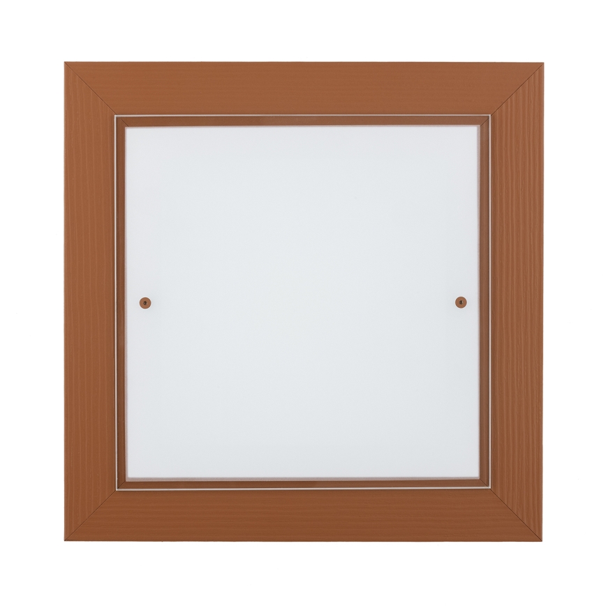 Argon 1872 - Mennyezeti lámpatest TABOR 4xE27/15W/230V 52x52 cm terrakotta