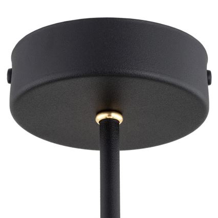 Argon 2119 - Csillár rúdon AMALFI 5xE27/15W/230V fekete/fehér