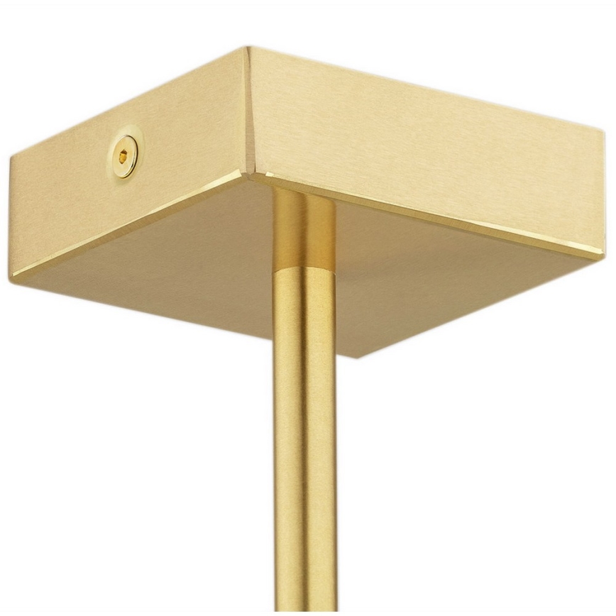 Argon 2135 - Csillár rúdon ABRUZZO 5xE14/7W/230V sárgaréz/fekete