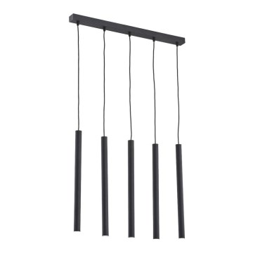 Argon 2137 - Csillár zsinóron ETNA 5xG9/6W/230V fekete