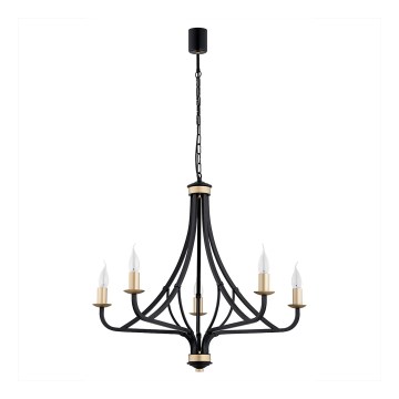 Argon 2171 - Csillár láncon LORENZO 5xE14/7W/230V