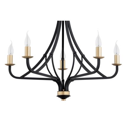 Argon 2171 - Csillár láncon LORENZO 5xE14/7W/230V