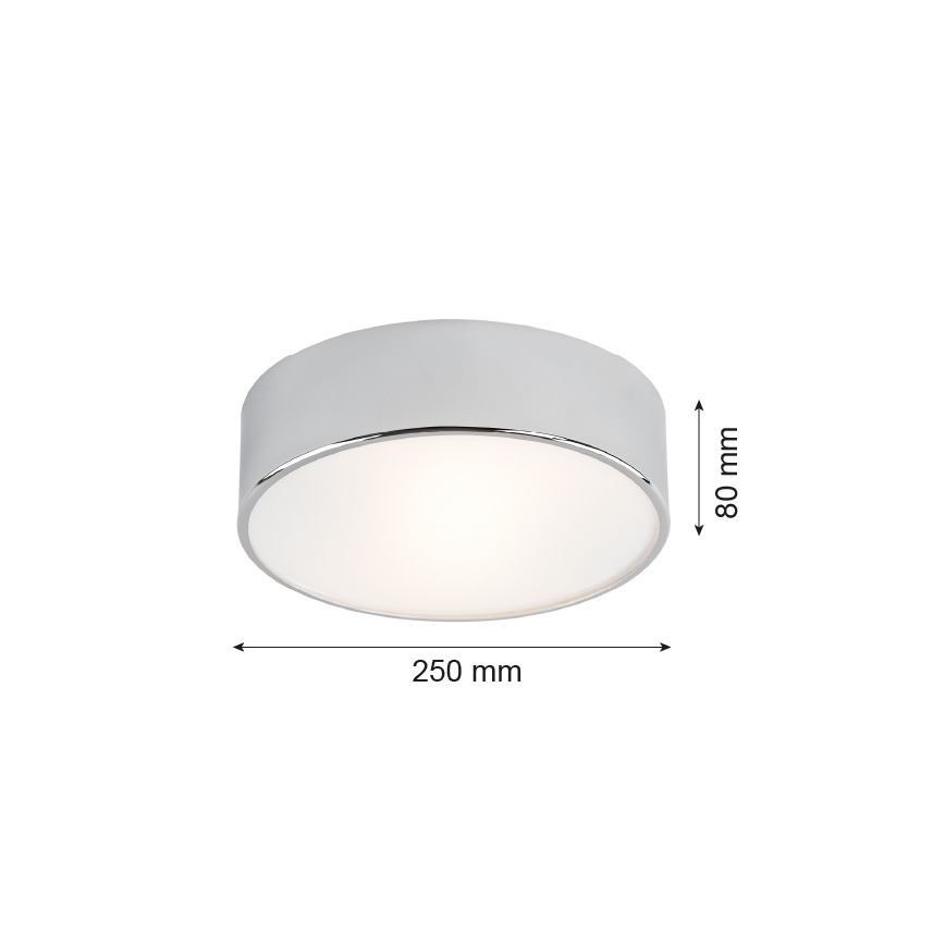 Argon 3083 - DARLING mennyezeti lámpa 2xE27/15W/230V átmérő 25 cm ezüst