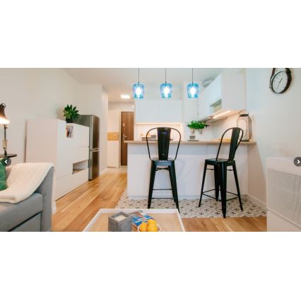 Argon 3270 - Csillár zsinóron NEWA 1xE27/15W/230V fekete