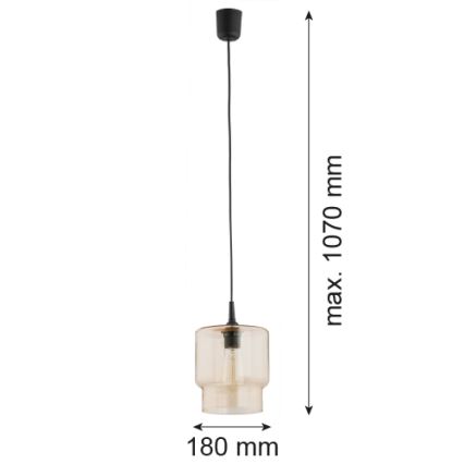 Argon 3273 - Csillár zsinóron NEWA 1xE27/15W/230V bézs