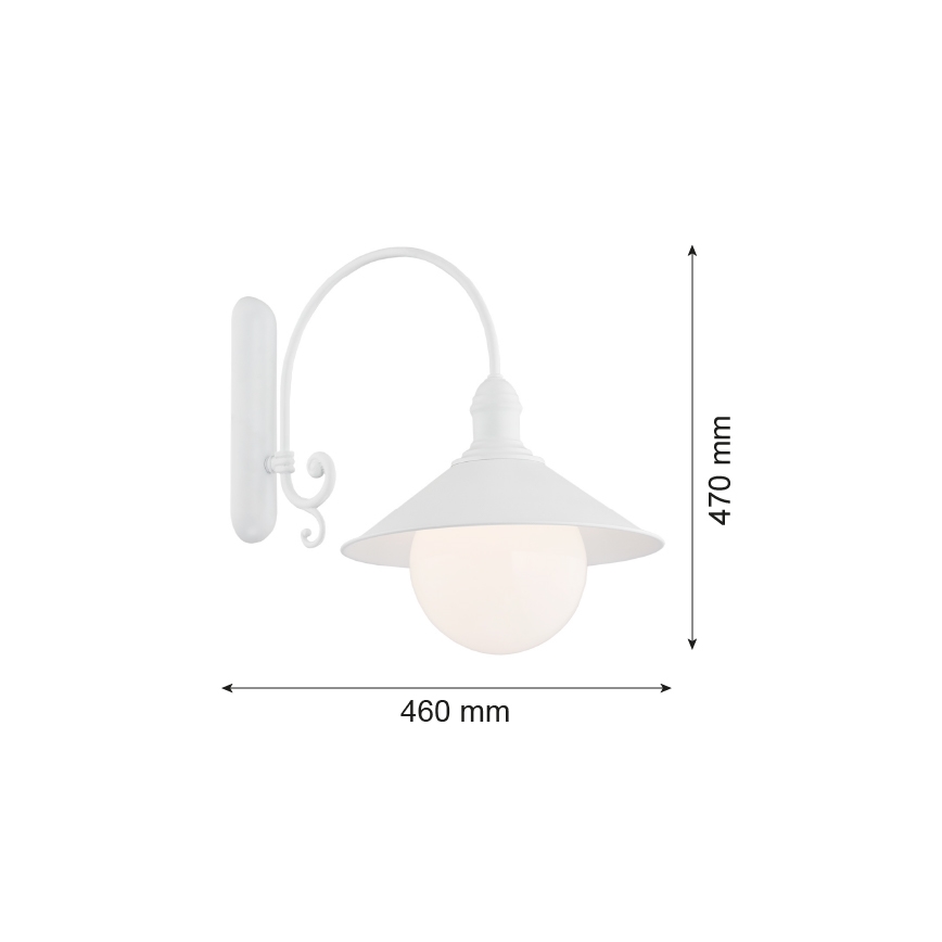 Argon 3297 - Fali lámpa ERBA BIS 1xE27/60W/230V