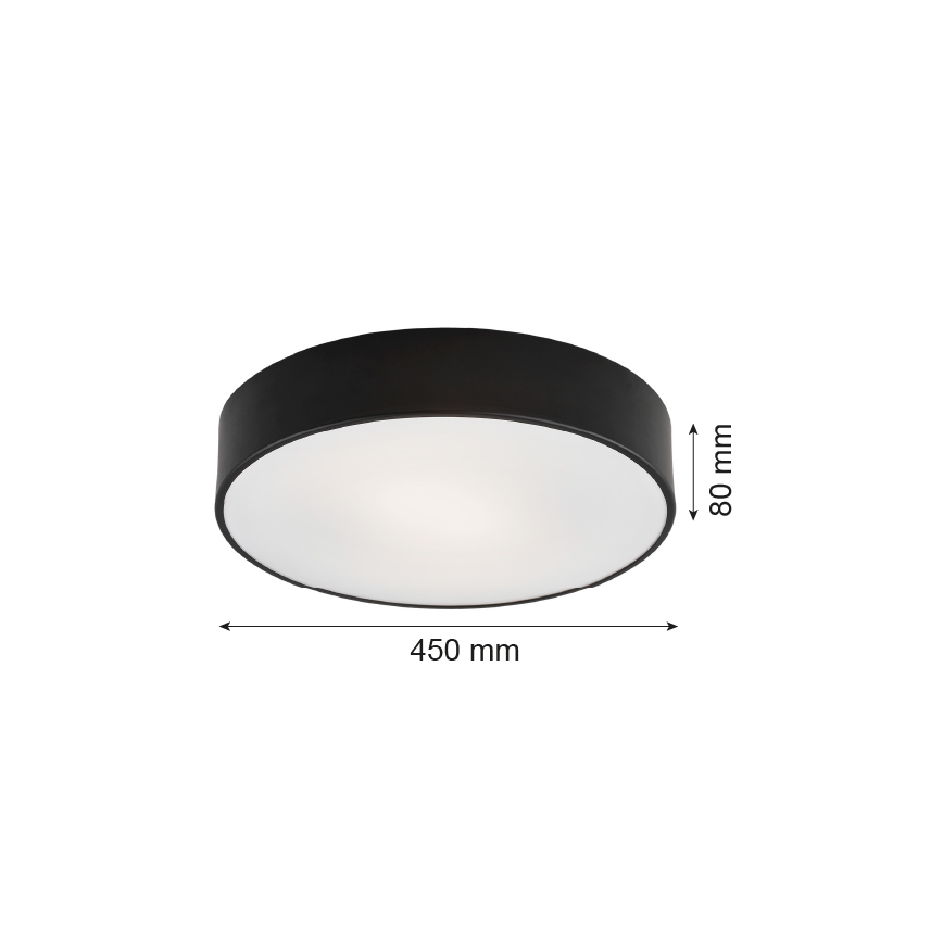 Argon 3571 - DARLING LED mennyezeti lámpa LED/35W/230V átm. 45 cm fekete