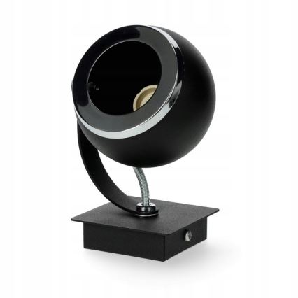 Argon 3638 - Fali spotlámpa KOS 1xGU10/5W/230V fekete/fényezett króm