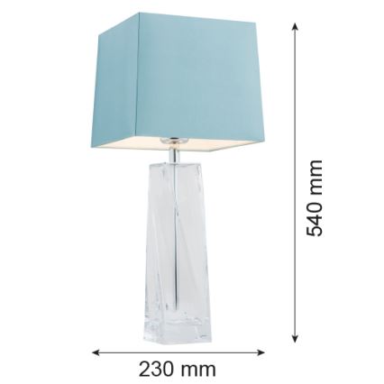 Argon 3839 - Asztali lámpa LILLE 1xE27/15W/230V kék