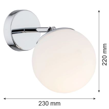 Argon 3988 - Fali lámpa SATELITE 1xE27/15W/230V fényes króm