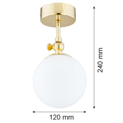 Argon 4001 - LATINA fürdőszobai, felületre szerelhető csillár 1xE14/40W/230V IP44