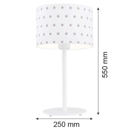 Argon 4125 - Asztali lámpa MAGIC 1xE27/15W/230V fehér