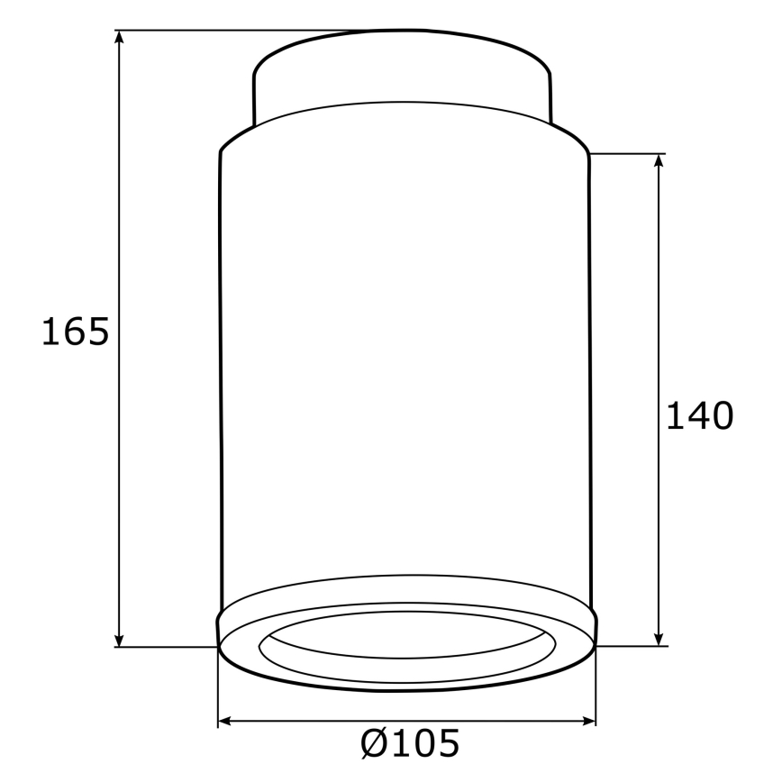 Argon 4280 - Spotlámpa HERMAN 1xE27/15W/230V sárgaréz/fekete