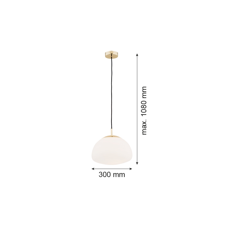 Argon 4316 - Csillár zsinóron TRINI 1xE27/15W/230V sárgaréz