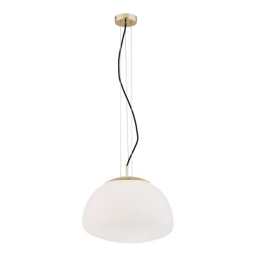 Argon 4317 - TRINI 1xE27/15W/230V kábelre szerelhető csillár, átmérő 40 cm, arany színű